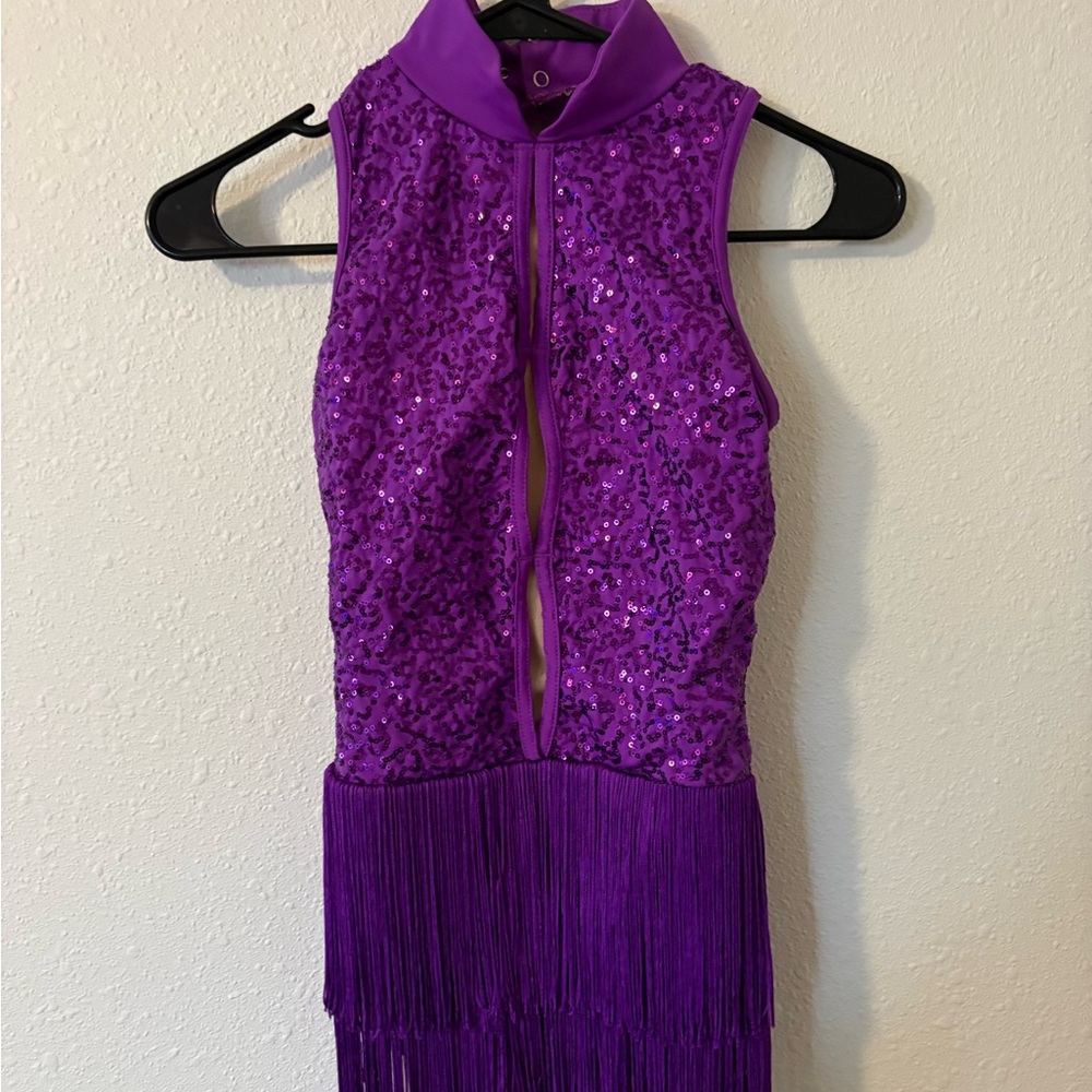 Balera Violet Sequin Dress